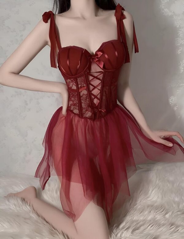 Bodysuit Nữ Quyến Rũ - Red Flirt 004