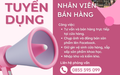 Tuyển dụng Nhân viên bán hàng tại MJ Lingerie
